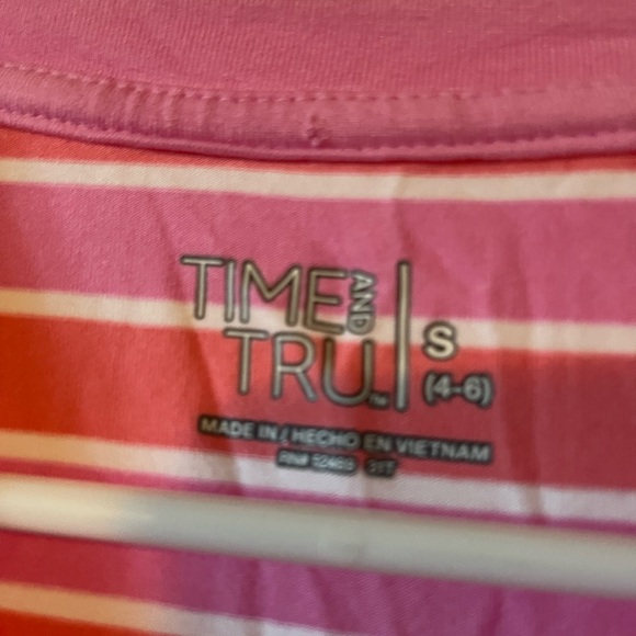 Pink Striped Sleeveless Dress - Picture 2 of 3